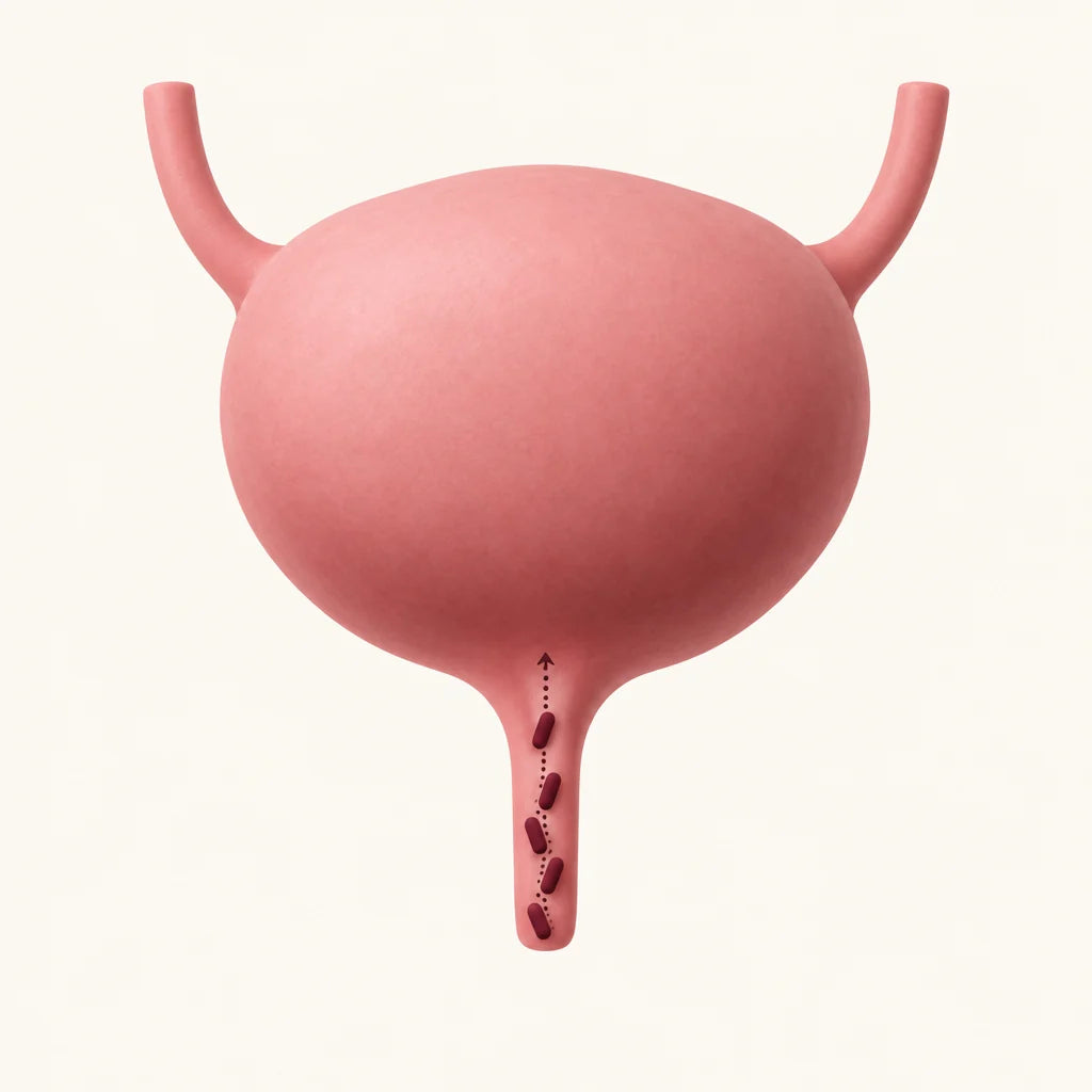 It Travels to Your Bladder